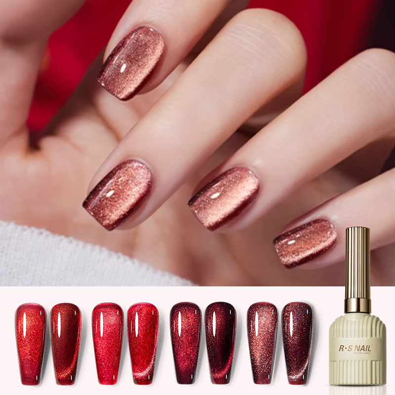 Nail Art Red Wine - RSNAIL 10ml Cherry Ruby Red Cat
