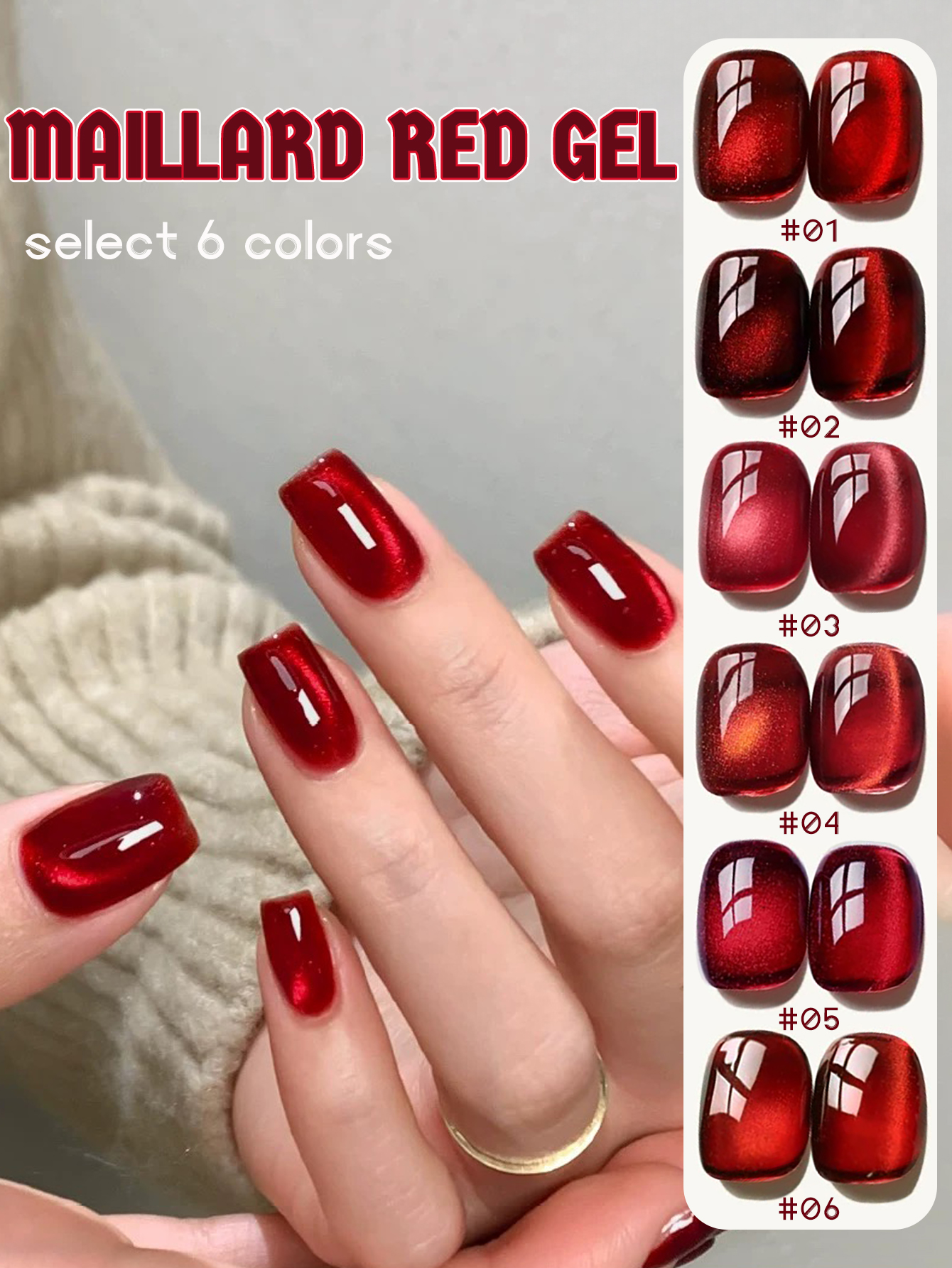 1-12pcs TC Cherry Wine Red Tra - Nail Art Red Wine ulasan dan harga