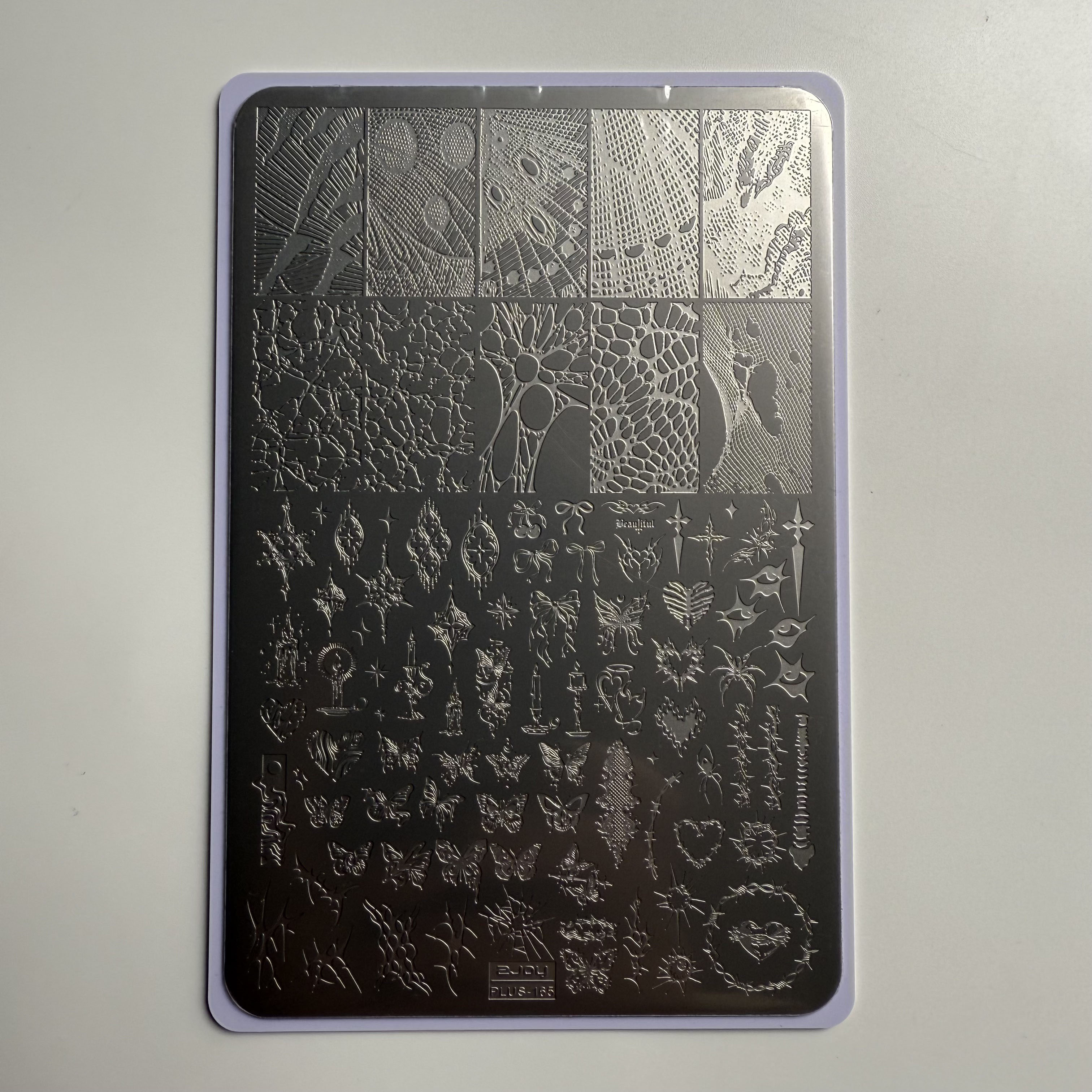 XMQ NAIL ART STAMPING PLATES B - Nail Art Motif ulasan dan harga
