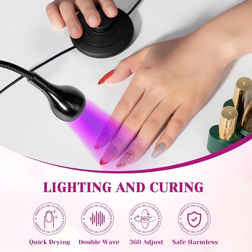 Portable 5W/3W UV Led Nail Lam - Uv Led Lamp Nail ulasan dan harga