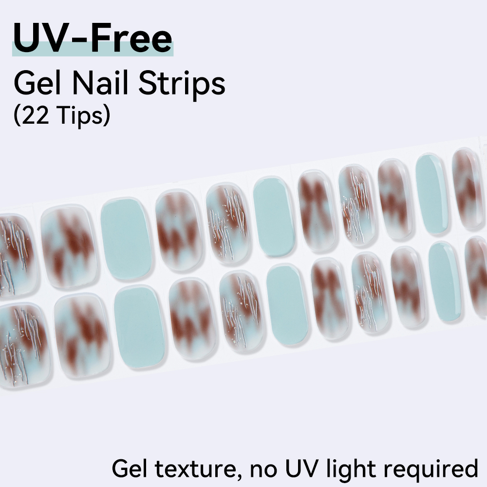UV-Free Strips DIY Nails Stick - Nail Art Full Design ulasan dan harga