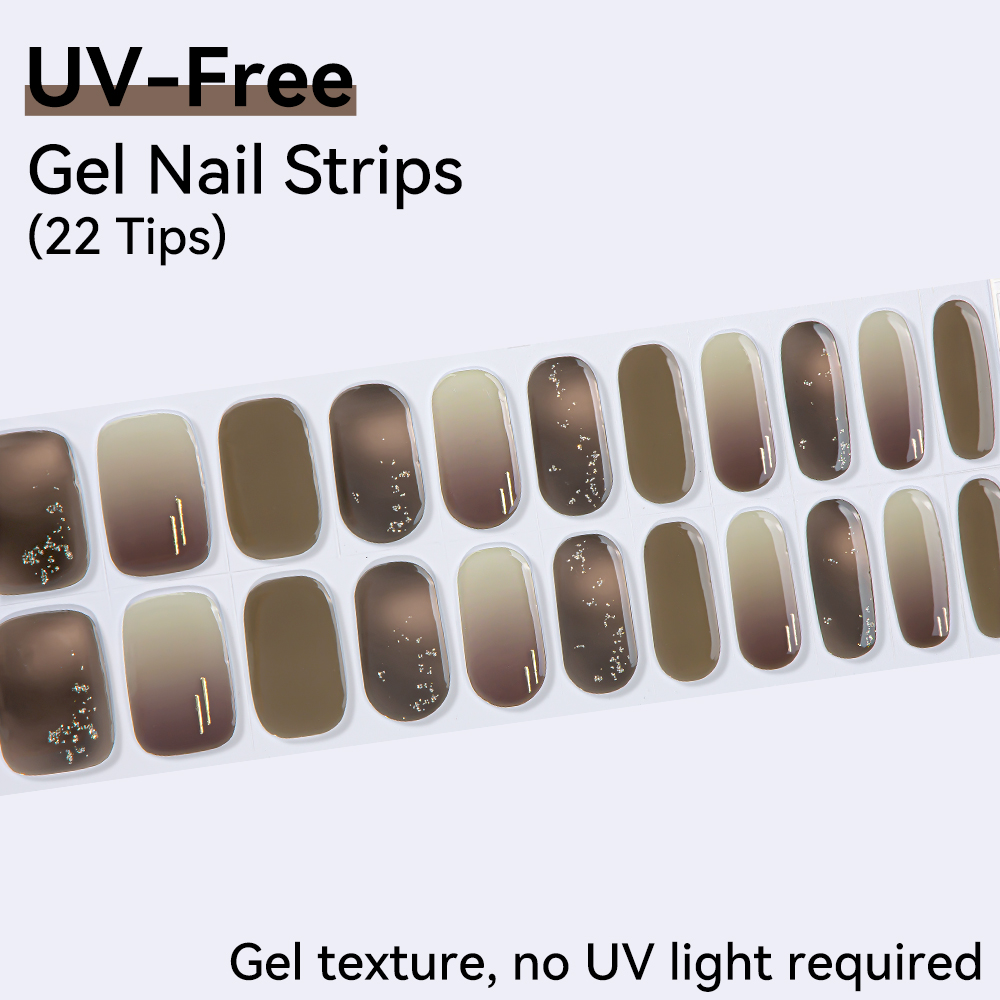 UV-Free Strips DIY Nails Stick - Nail Art Full Design ulasan dan harga