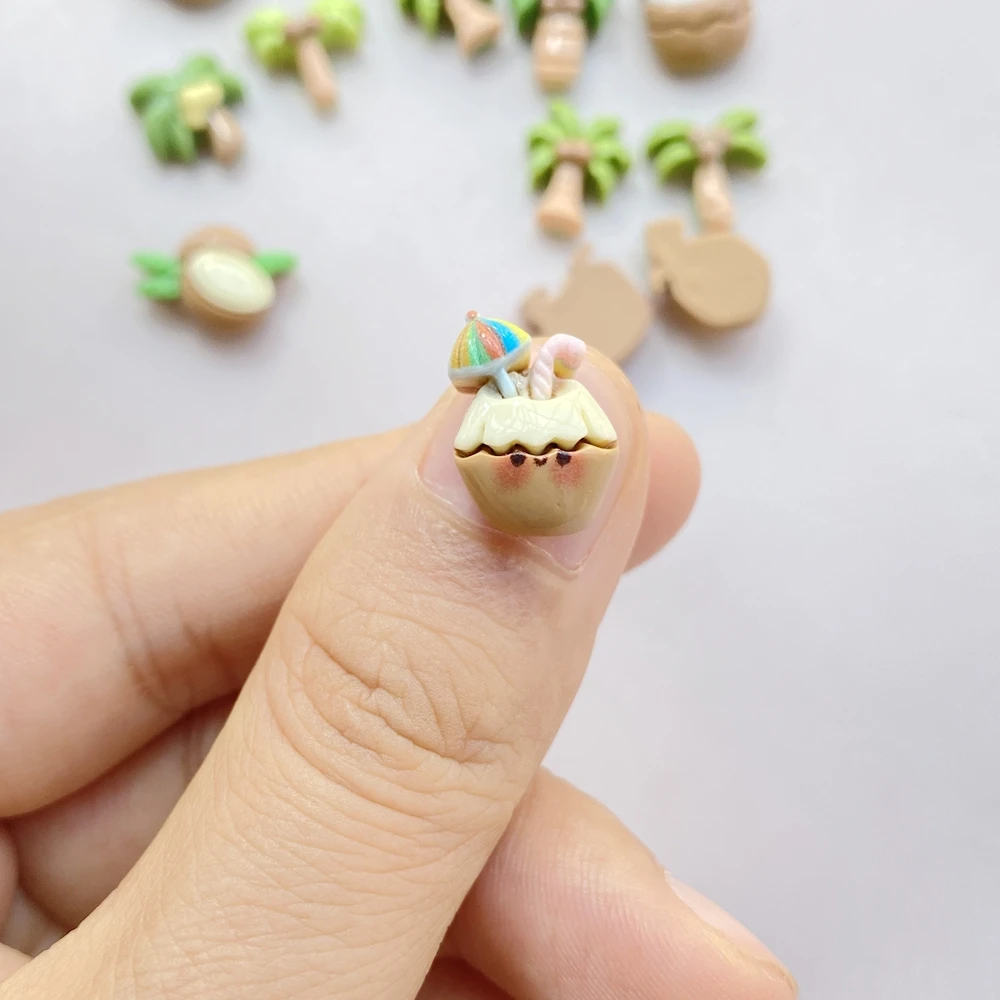 20Pcs Cute Cartoon Coconut Dri - Nail Art Motif ulasan dan harga