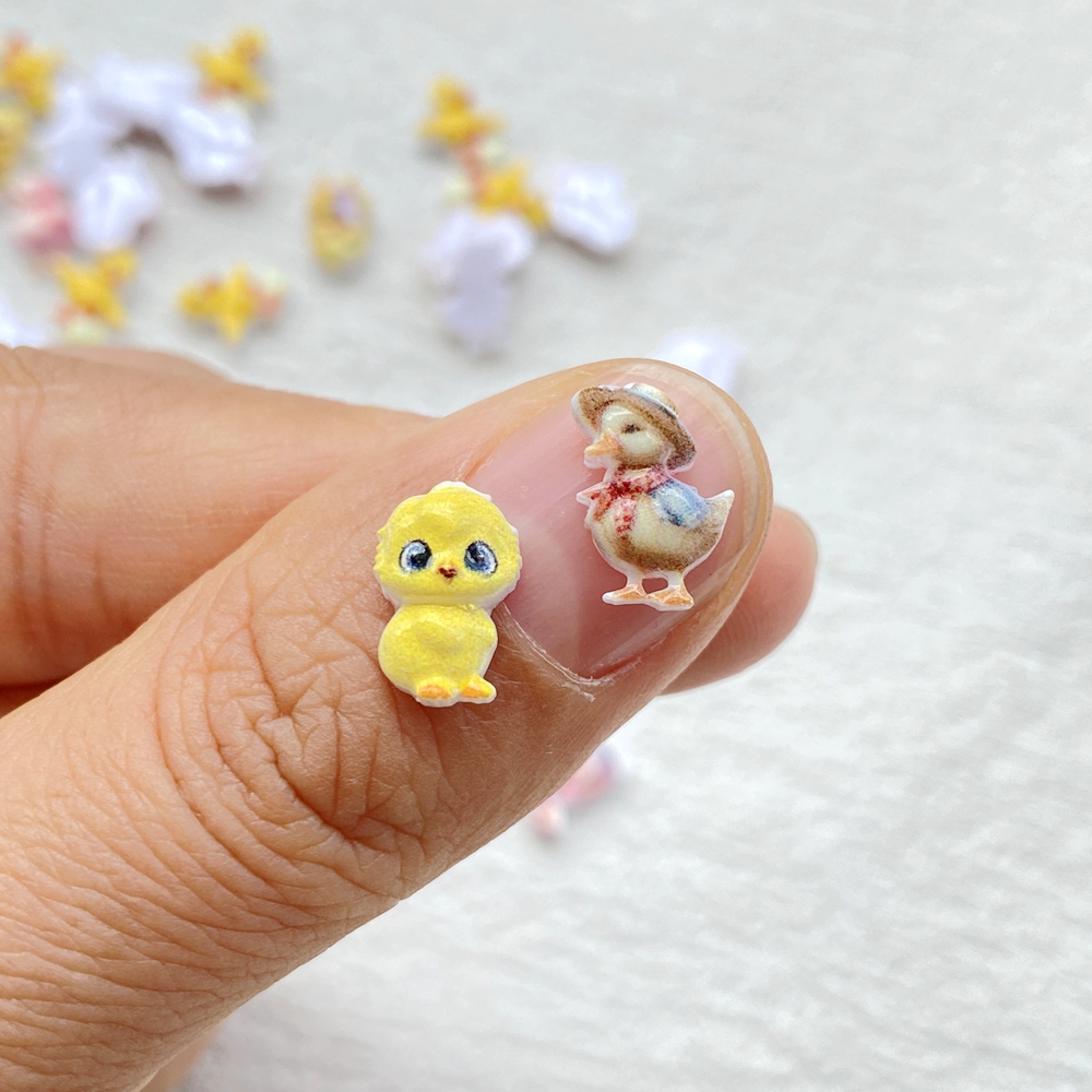50pcs Resin Cute Mini Cartoon  - Nail Art Motif ulasan dan harga