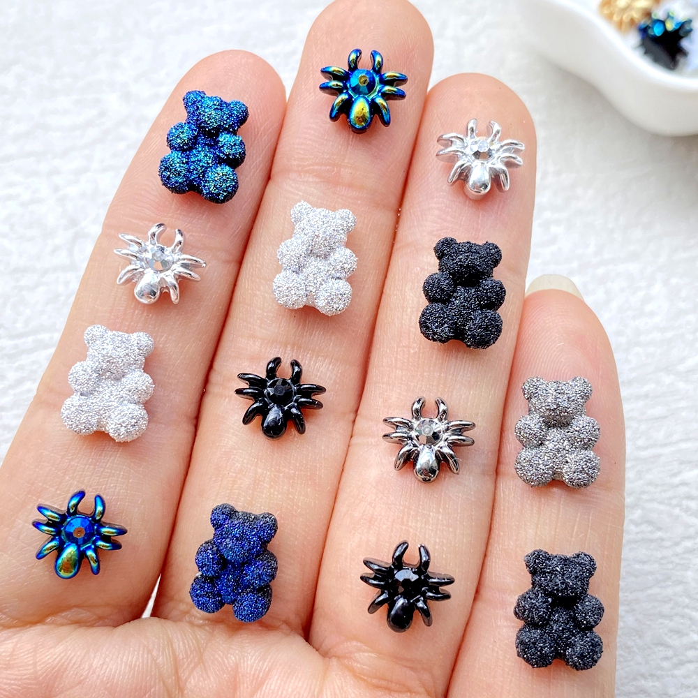 50pcs Resin Cute Mini Cartoon  - Nail Art Motif ulasan dan harga