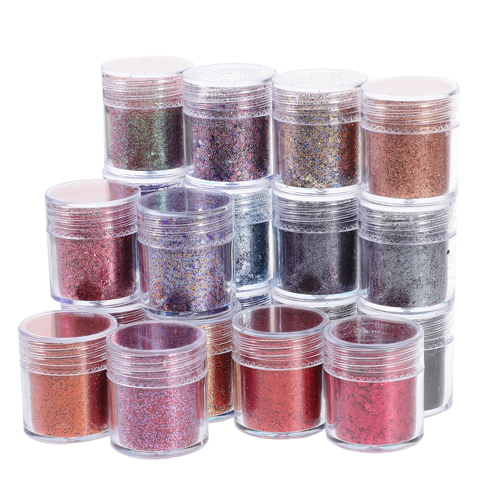 20Pcs Nail Glitter Sequins Nai - Nail Art Valentines Day ulasan dan harga