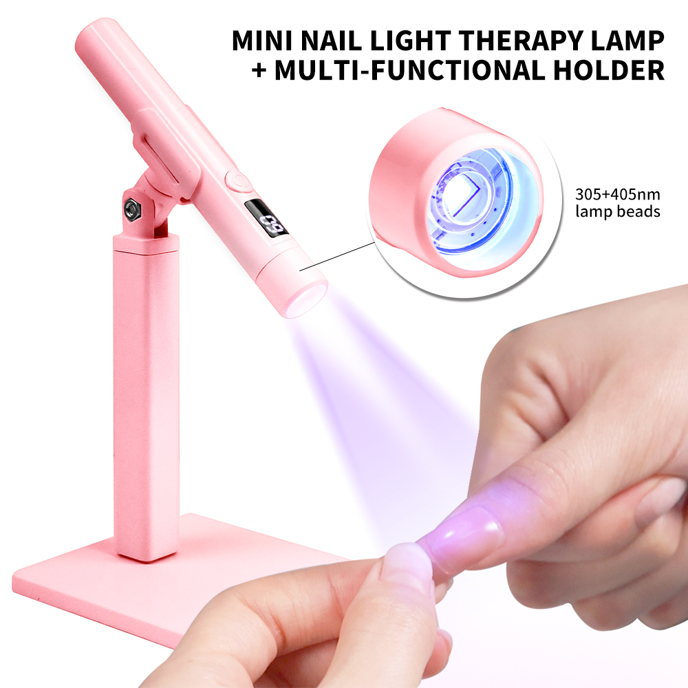 Portable Nail UV LED Lamp Rech - Nail Art Motif ulasan dan harga