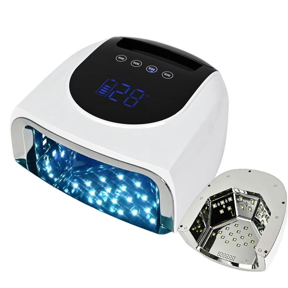 Rechargeable 96W Nail Lamp wit - Uv Led Lamp Nail ulasan dan harga