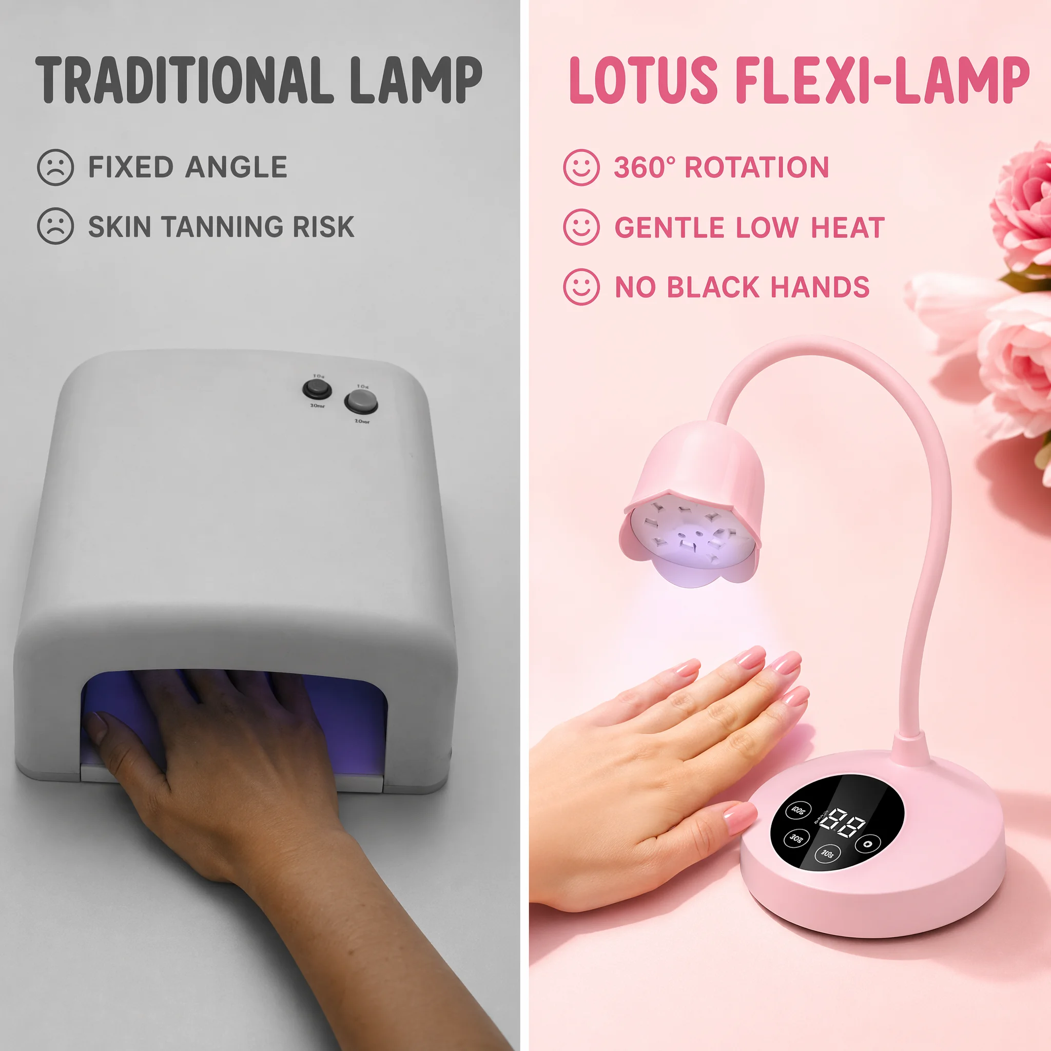 UV LED Nail Lamp Rechargeable  - Uv Led Lamp Nail ulasan dan harga