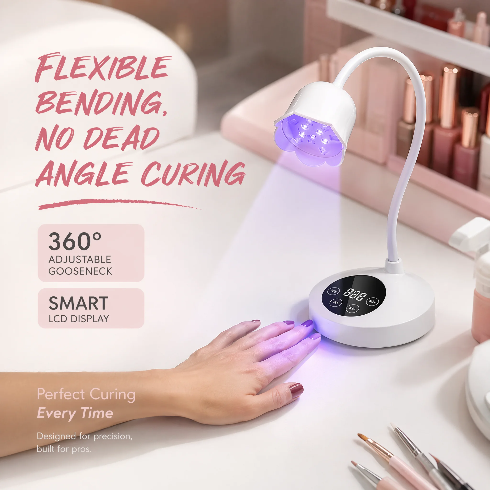 UV LED Nail Lamp Rechargeable  - Uv Led Lamp Nail ulasan dan harga