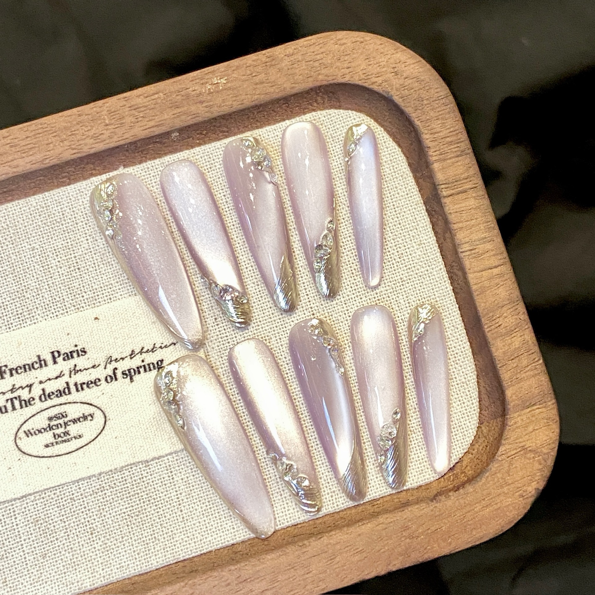 Handmade Nude Press on Nails C - Nail Art Full Design ulasan dan harga