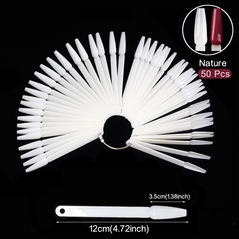 Nail Display Sticks Clear Natu - Nail Art Motif ulasan dan harga