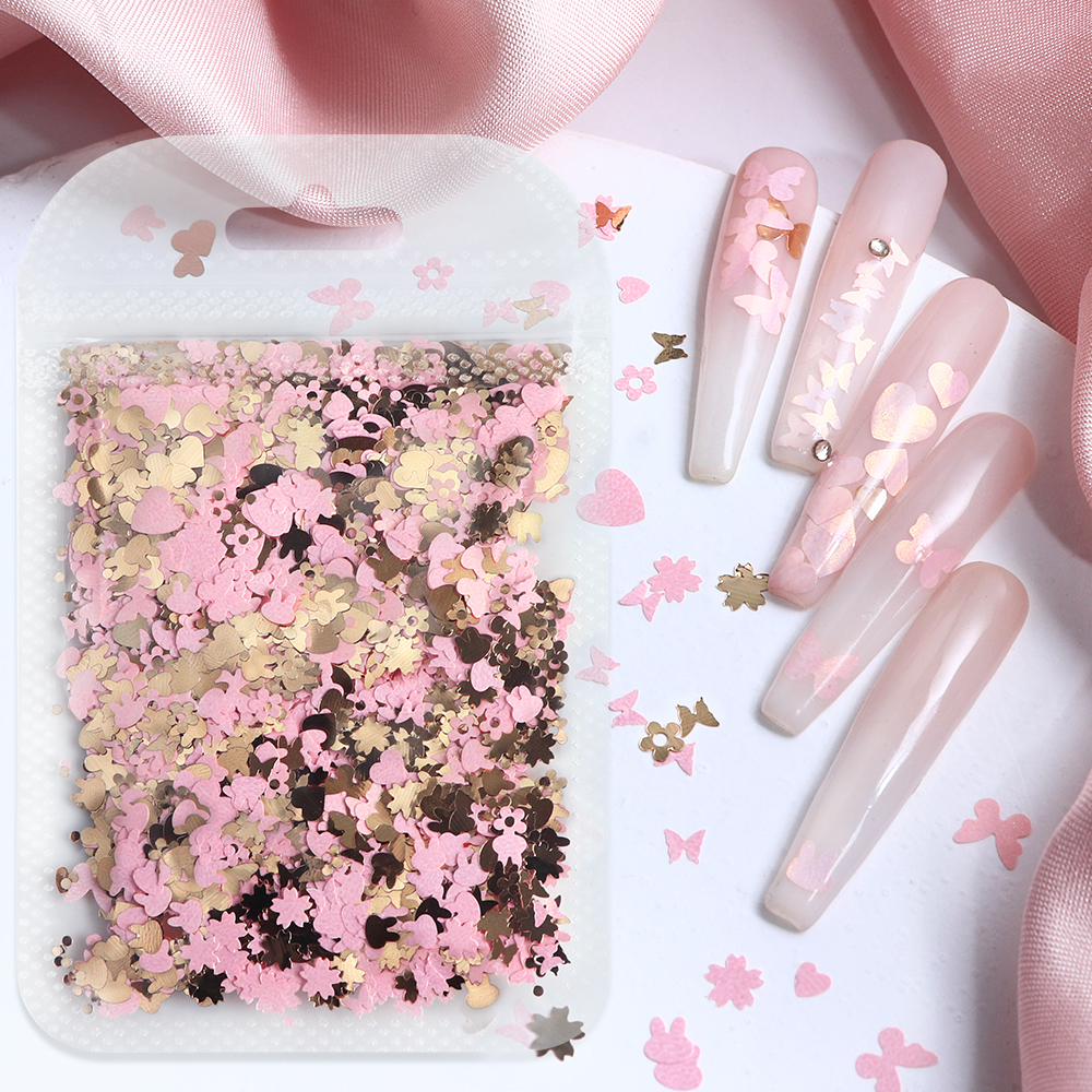 5g Valentines Day Nail Sequins - Nail Art Valentines Day ulasan dan harga