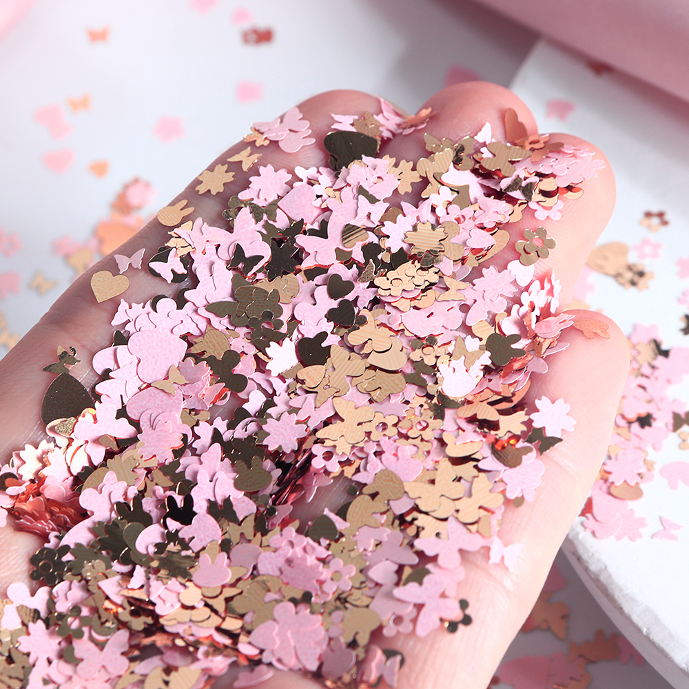 5g Valentines Day Nail Sequins - Nail Art Valentines Day ulasan dan harga