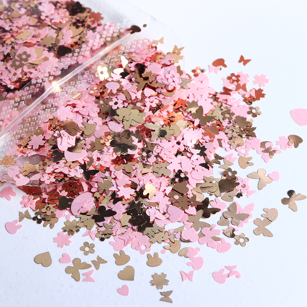 5g Valentines Day Nail Sequins - Nail Art Valentines Day ulasan dan harga