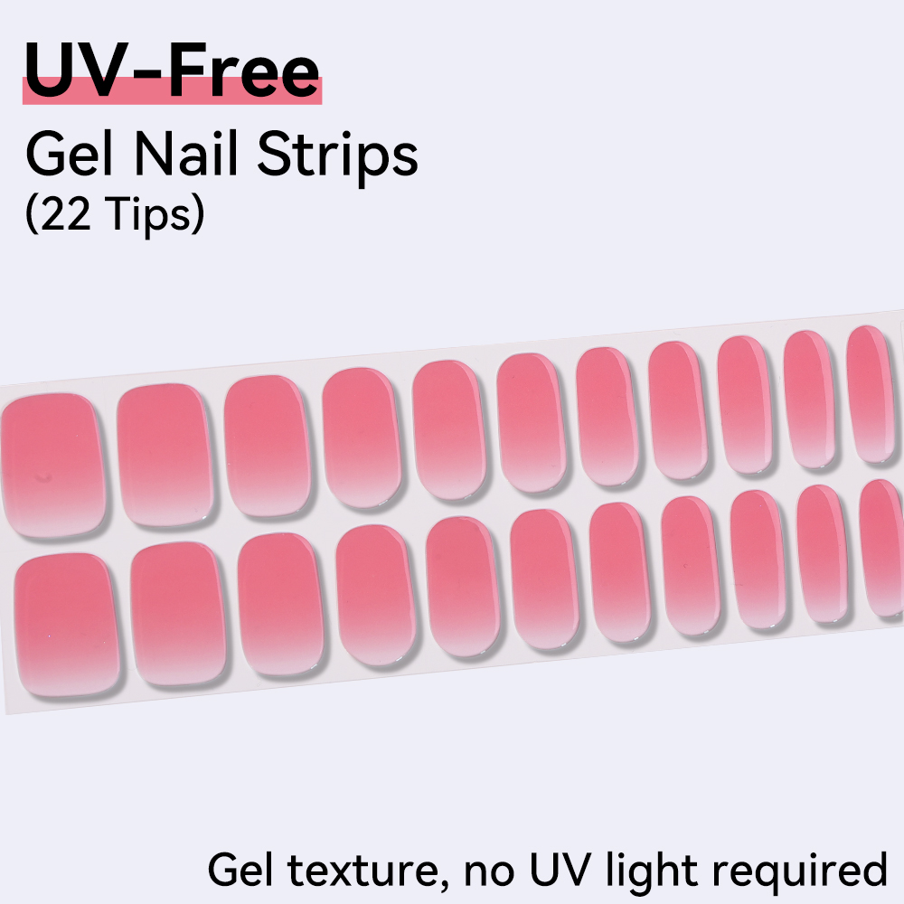 UV-Free Strips Nails Stickers  - Nail Art Full Design ulasan dan harga