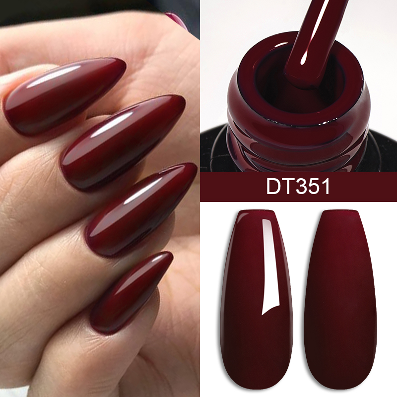 MEET ACROSS 7ml Wine Red Gel N - Nail Art Red Wine ulasan dan harga