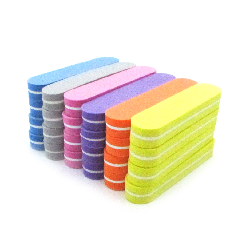 New 20pcs Mini Nail File Polis - Nail Art Motif ulasan dan harga