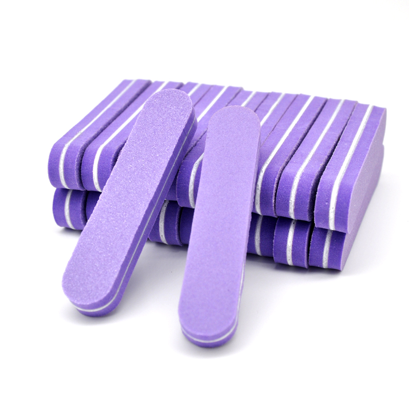 New 20pcs Mini Nail File Polis - Nail Art Motif ulasan dan harga