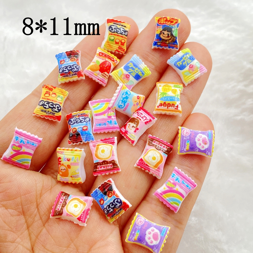 50Pcs Mixed Nail Art Resin Cut - Nail Art Motif ulasan dan harga