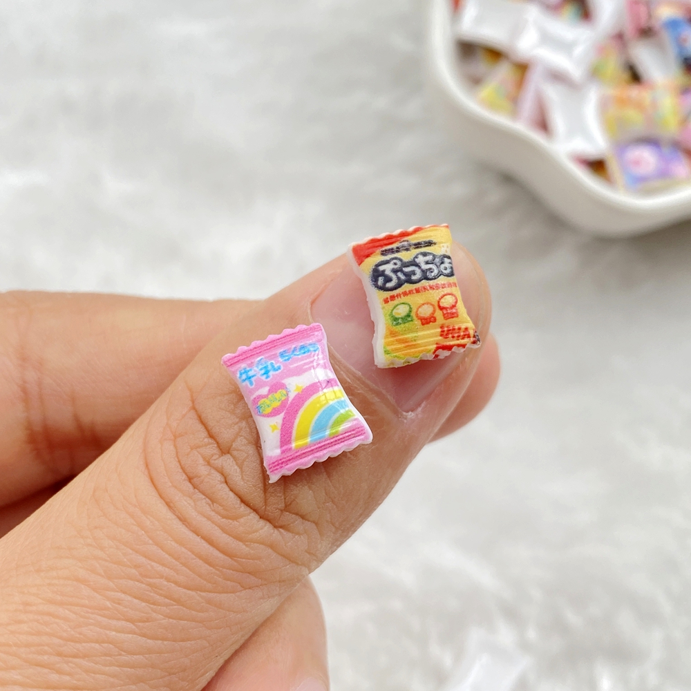 50Pcs Mixed Nail Art Resin Cut - Nail Art Motif ulasan dan harga