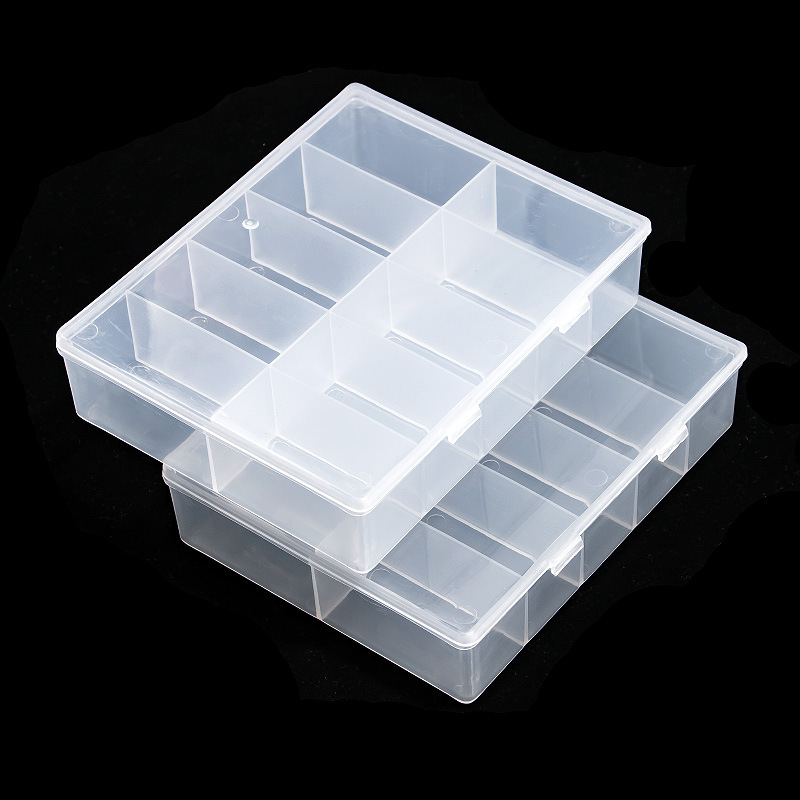 10 Grids Empty Clear Storage B - Nail Art Motif ulasan dan harga