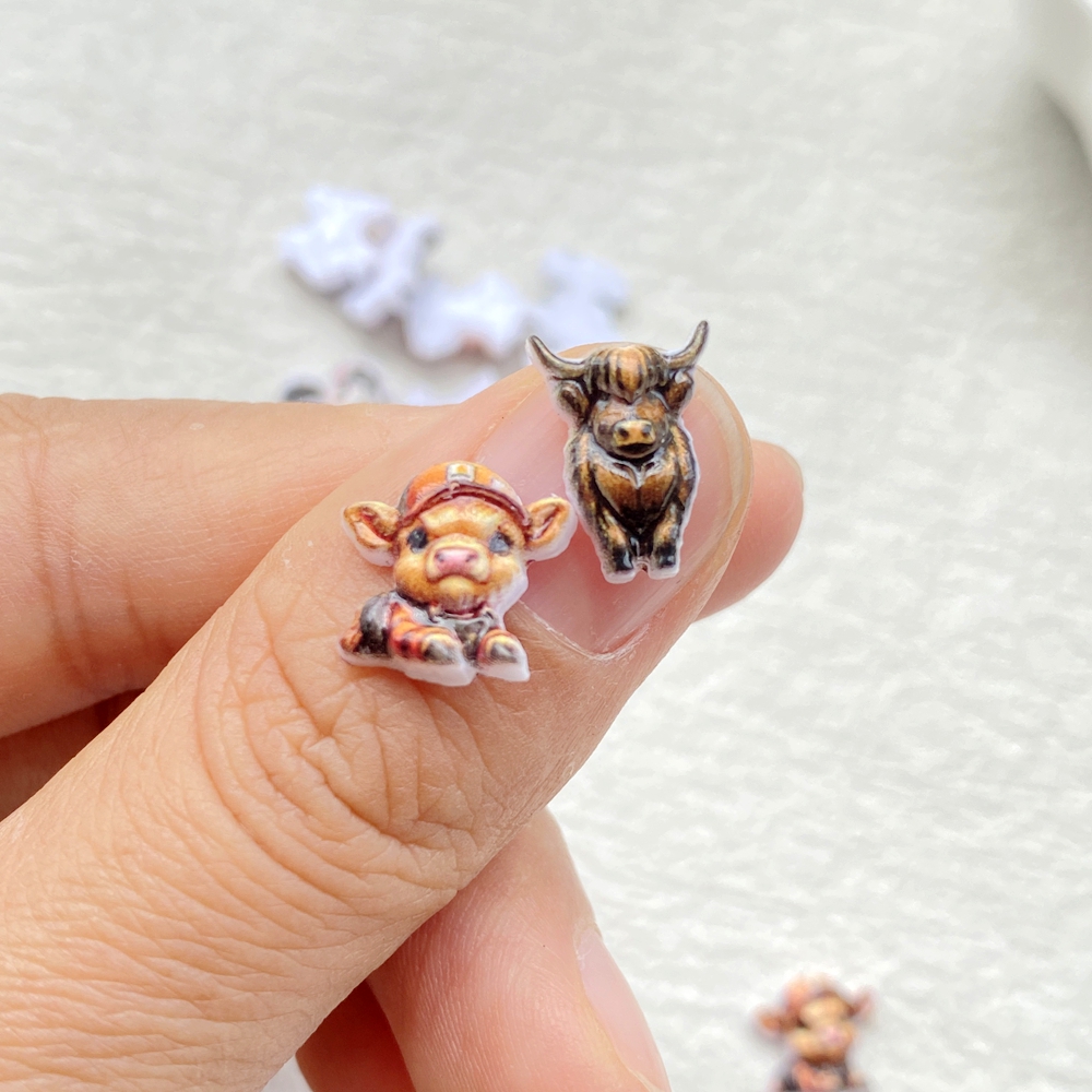 50pcs Resin Cute Mini Cartoon  - Nail Art Motif ulasan dan harga