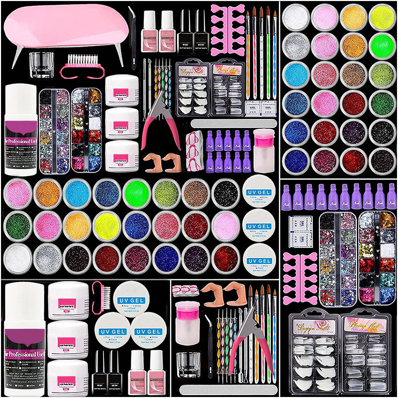 Acrylic Nail Kit, Acrylic Powd - Nail Art Valentines Day ulasan dan harga