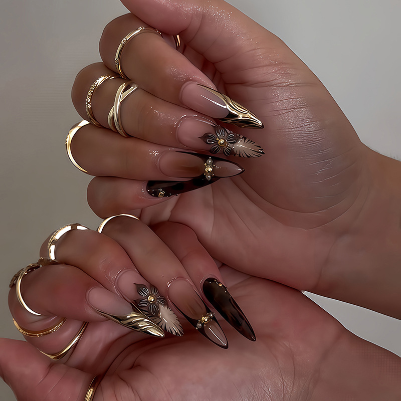 24Pcs French Blush Pink Design - Nail Art Full Design ulasan dan harga
