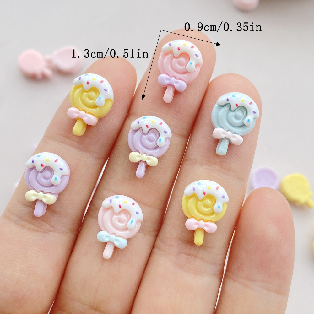 20Pcs Cute Mini Cartoon Colorf - Nail Art Motif ulasan dan harga