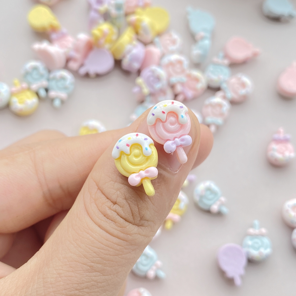 20Pcs Cute Mini Cartoon Colorf - Nail Art Motif ulasan dan harga
