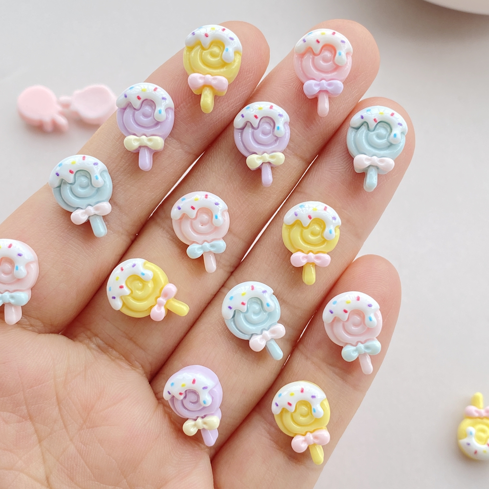 20Pcs Cute Mini Cartoon Colorf - Nail Art Motif ulasan dan harga