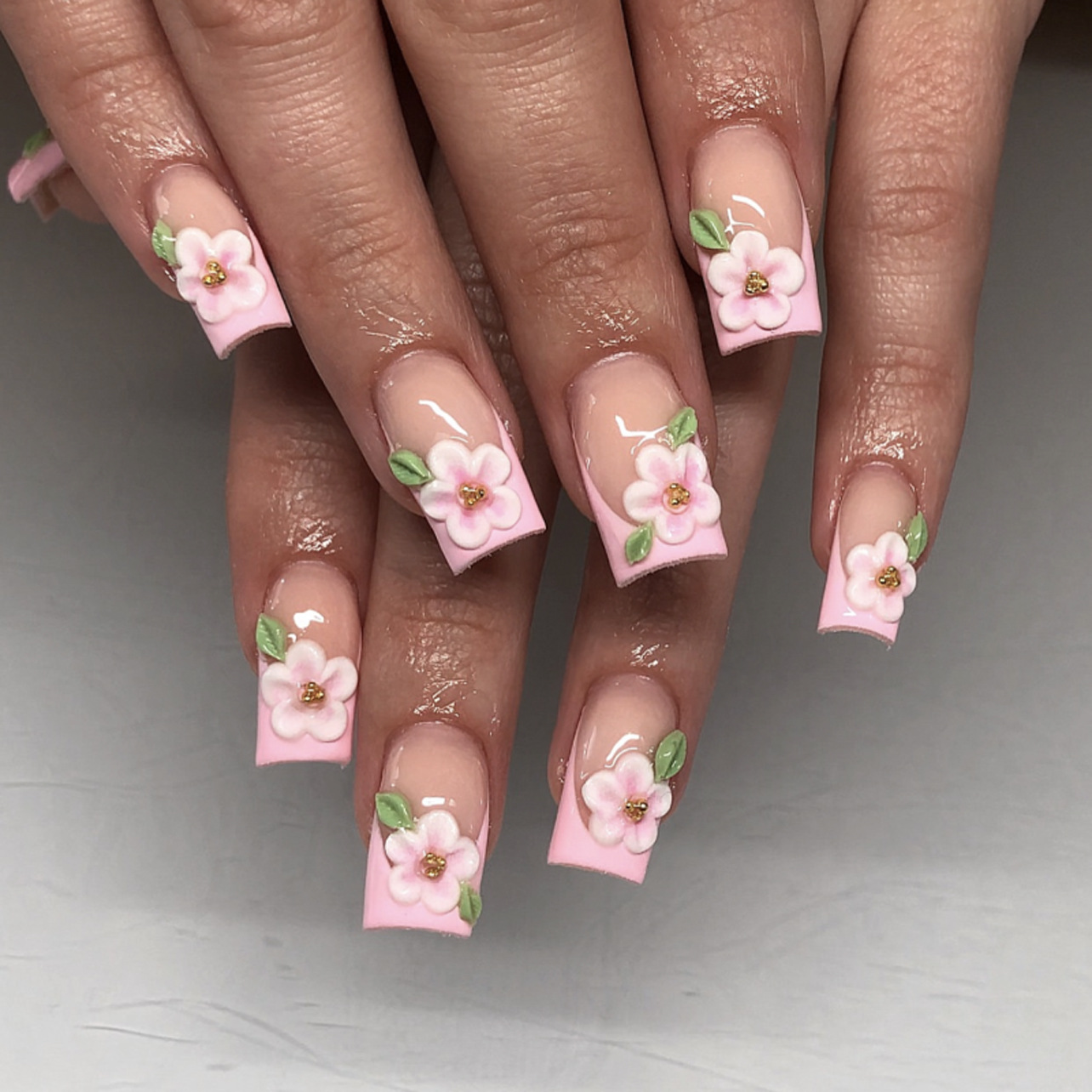 24pcs Simple White French Fake - Nail Art Full Design ulasan dan harga